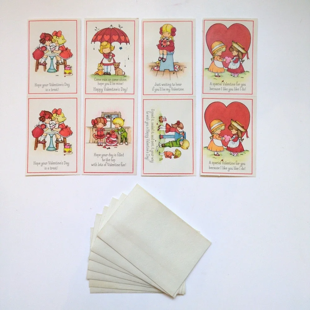 Vintage 1978‎ Hallmark Classroom Valentine's Day Cards - Joan Walsh Anglund Art